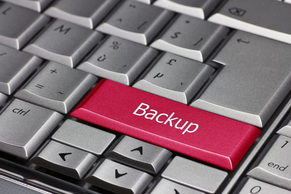 best cloud backup keyboard with pink backup key